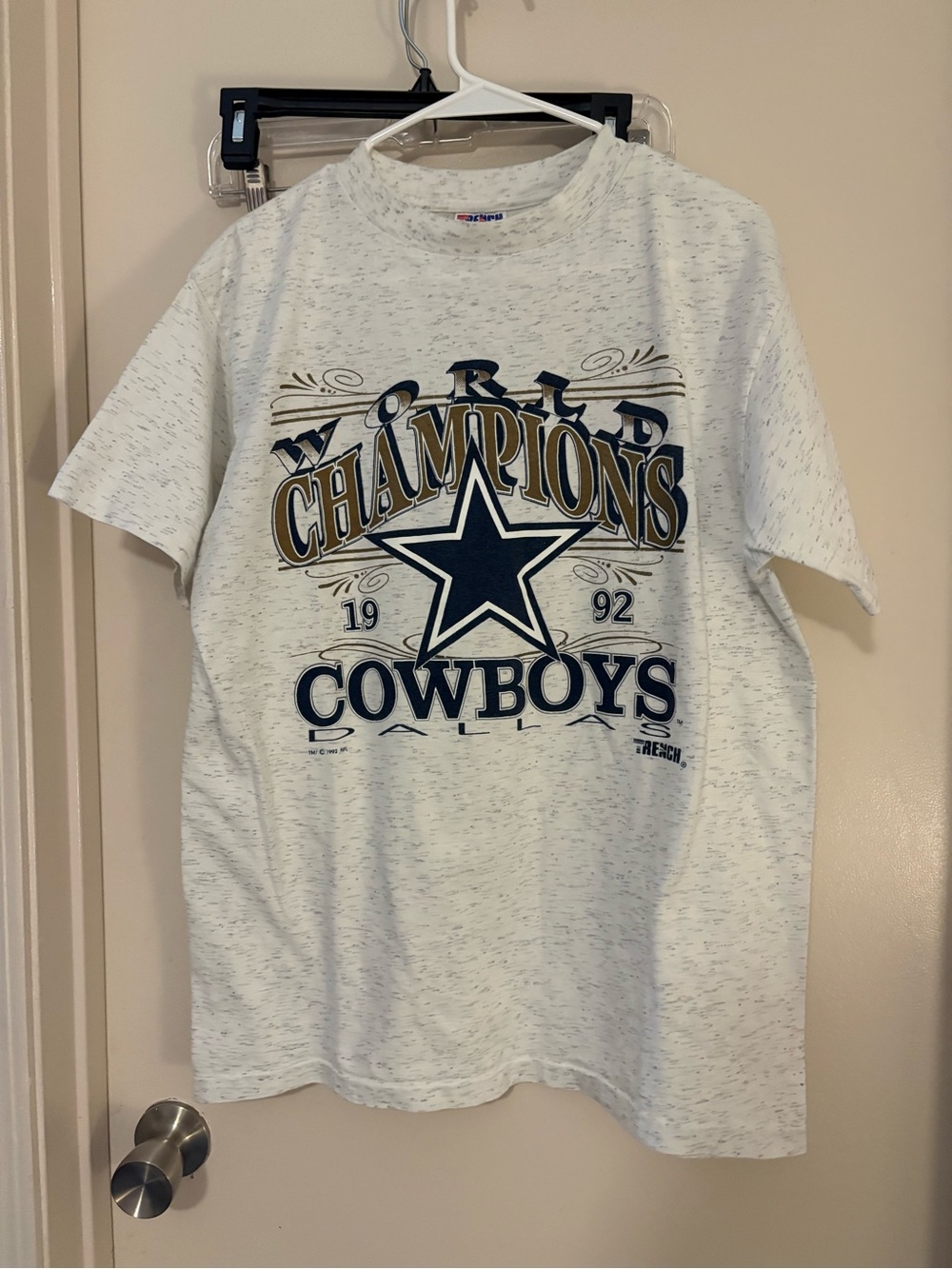Vintage Cowboys Champions Graphic Tee - White